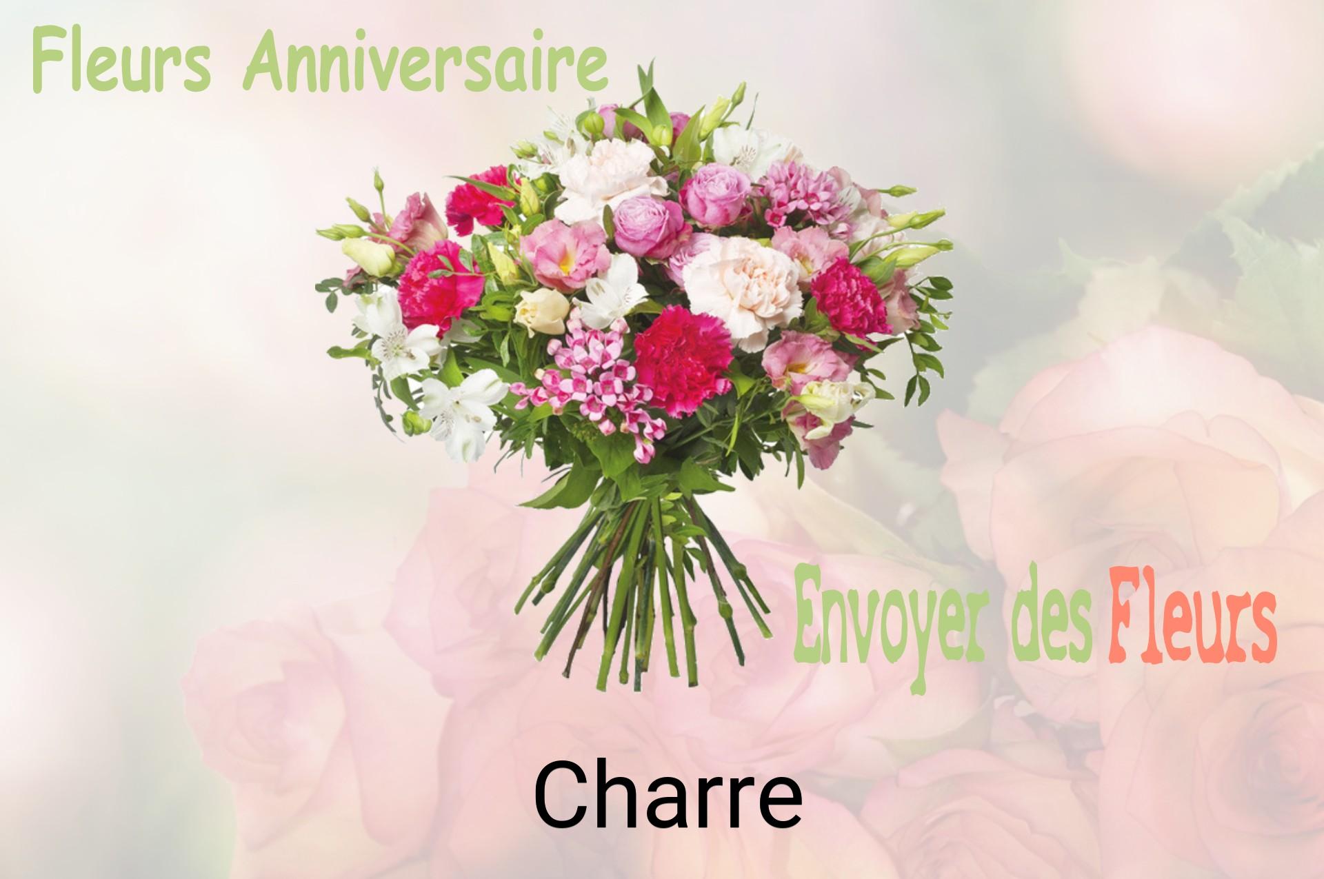 Bouquet de fleurs d’anniversaire livré à Charre