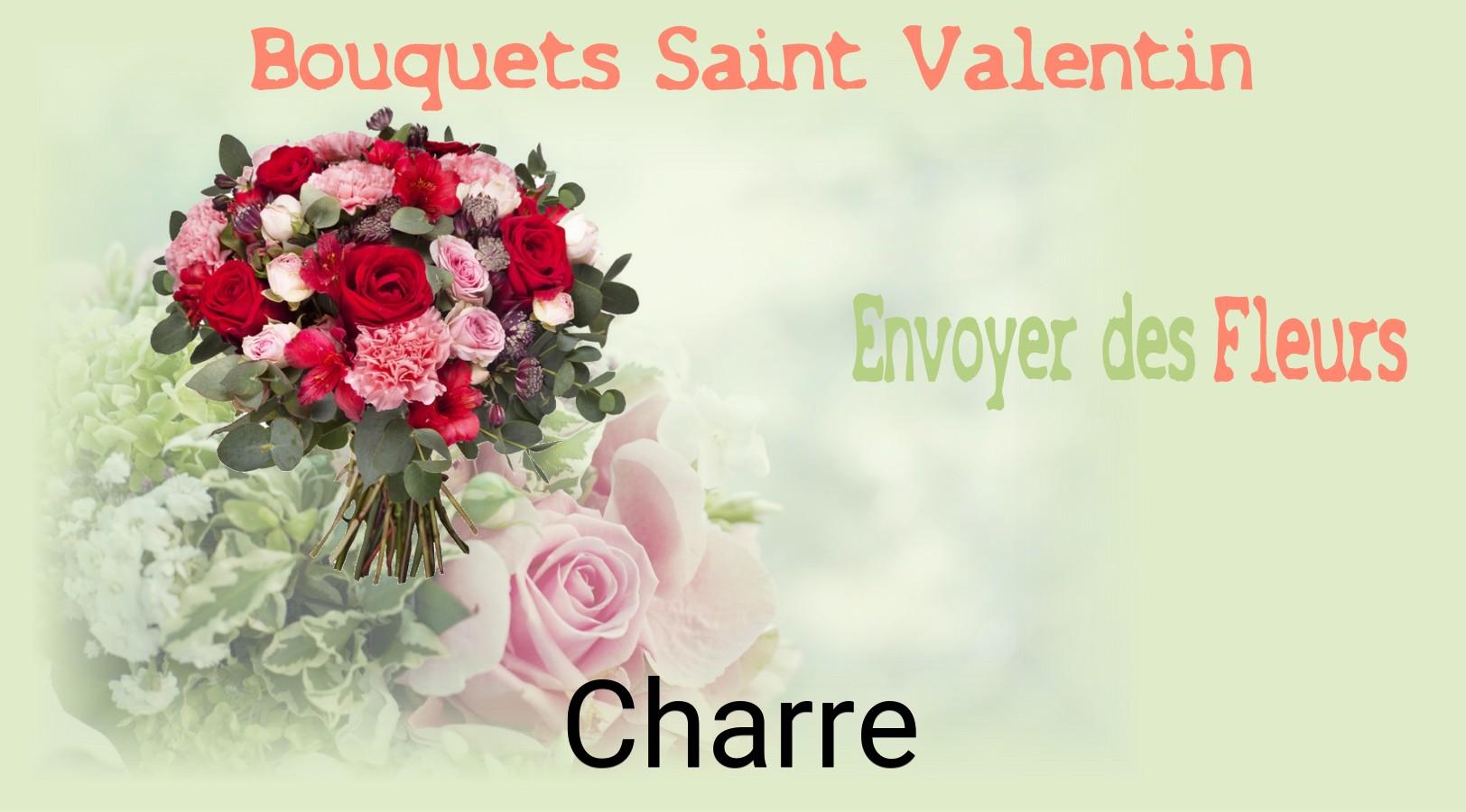 Roses de Saint-Valentin livrées à Charre